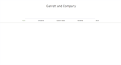 Desktop Screenshot of garrettandco.com