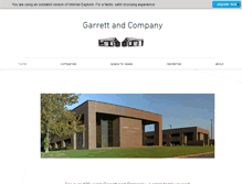 Tablet Screenshot of garrettandco.com